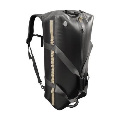 TPU キャンプのための屋外の防水乾燥したダッフル バッグ 120L 黒色