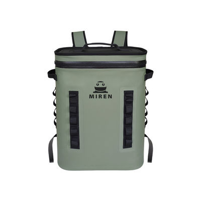 キャンプ ピクニック用グリーン ハイパロン漏れ防止クーラー バックパック 25L