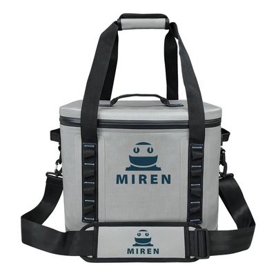 ポータブル スクウェア ソフト クーラー 20L 漏れ防止 防水 バイク用