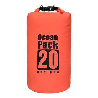 屋外活動のための折り畳み式の軽量ポリ塩化ビニールの防水ドライ バッグ 20L 容量