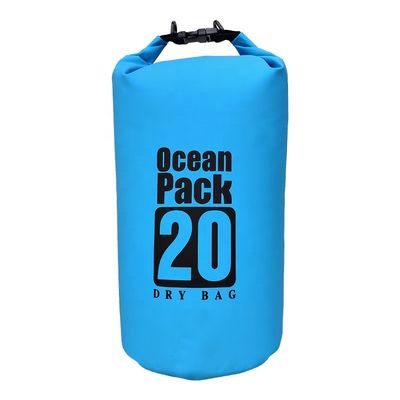 屋外活動のための折り畳み式の軽量ポリ塩化ビニールの防水ドライ バッグ 20L 容量