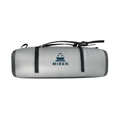 ライトグレー 120L 防水 デュッフルバッグ 露天観光 キャンプ