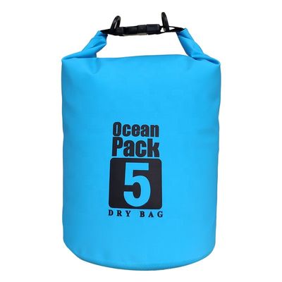 水泳ボートサーフィンのためのカスタマイズされた5L PVC防水ドライバッグ