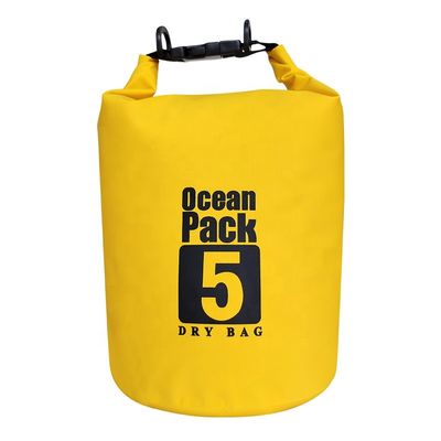 水泳ボートサーフィンのためのカスタマイズされた5L PVC防水ドライバッグ