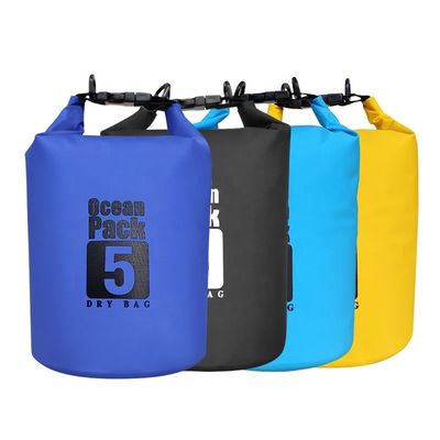 水泳ボートサーフィンのためのカスタマイズされた5L PVC防水ドライバッグ