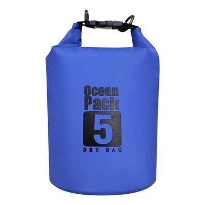軽量の耐久ポリ塩化ビニールの防水袋、10L の乾燥した袋のバックパックの青い色